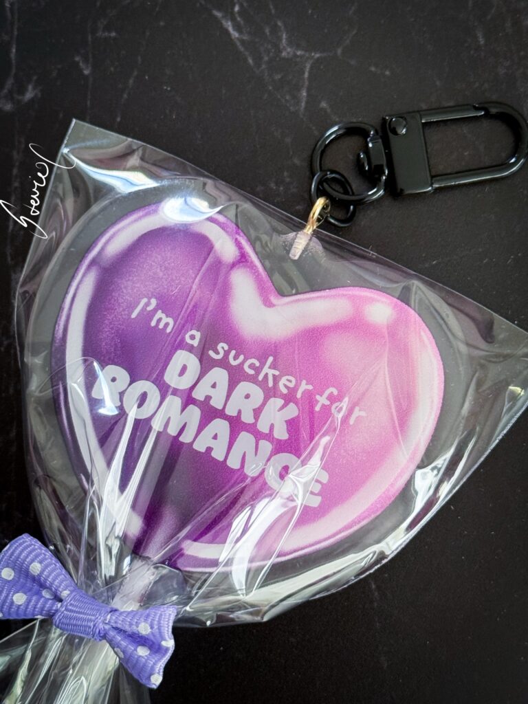 'I'm a sucker for Dark Romance' Acrylic Keychain