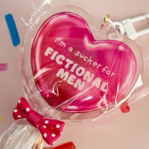 'I'm a sucker for Fictional Men' Acrylic Keychain